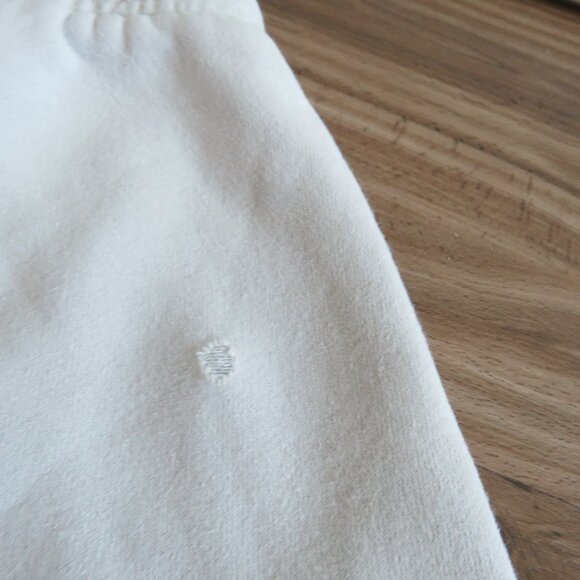 ARITZIA TNA Cozy AF Sweatfleece Boyfriend Sweatpant Heather Cloud White Lounge - Picture 16 of 16